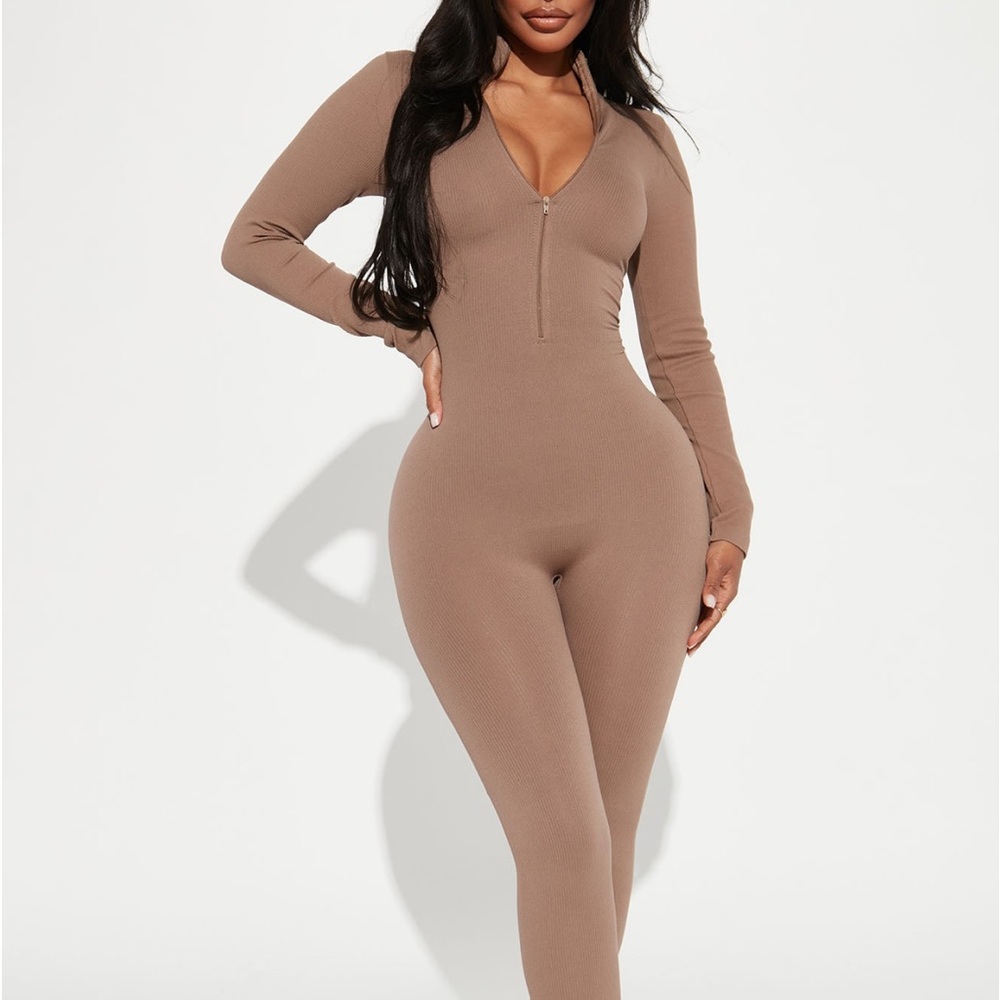 Nude jumpsuit